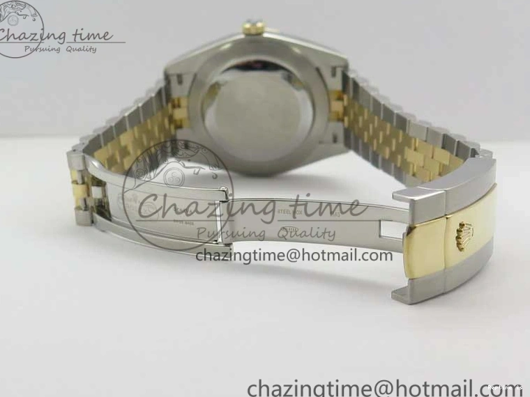 1219 DateJust 41 126333 SS YG Wrapped WWF Best Edition Gray Roman Makers Dial on SS YG Wrapped Jubilee Bracelet A Sporty 3127